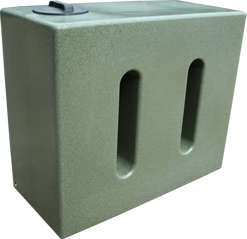 650 Litre Water Butts - Green Marble V1  