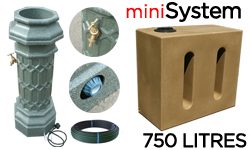 Rainwater Harvesting MiniSystem 750 Litre 