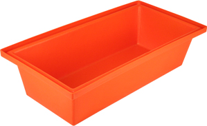 Dog Bath Deep - Orange (Deep)